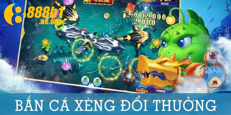 Hiệu ứng nổ hũ rực rỡ trong Bắn Cá Xèng 888b