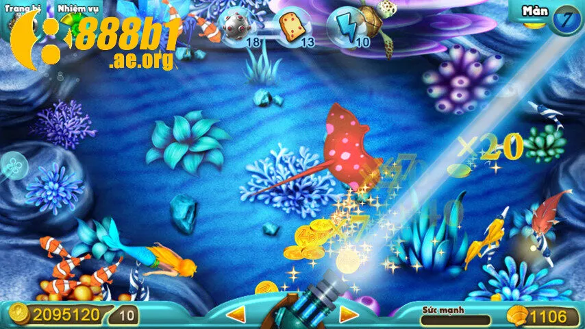 Người chơi thông minh biết cách kết hợp chiến thuật để tăng hiệu quả bắn cá tại 888b