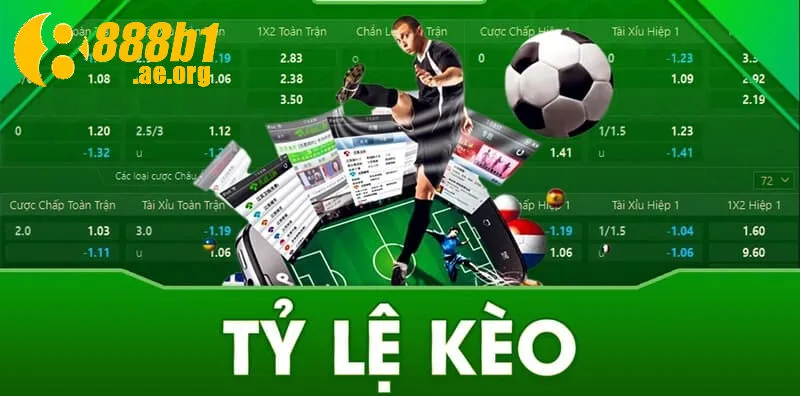 So sánh tỷ lệ kèo Châu Á – Châu Âu – Tài Xỉu tại 888b