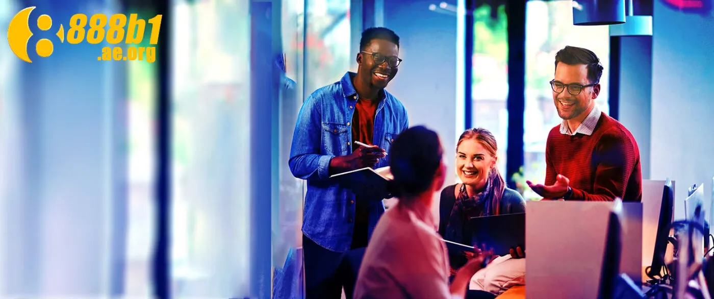 Không gian làm việc chuyên nghiệp tại hệ thống 888b